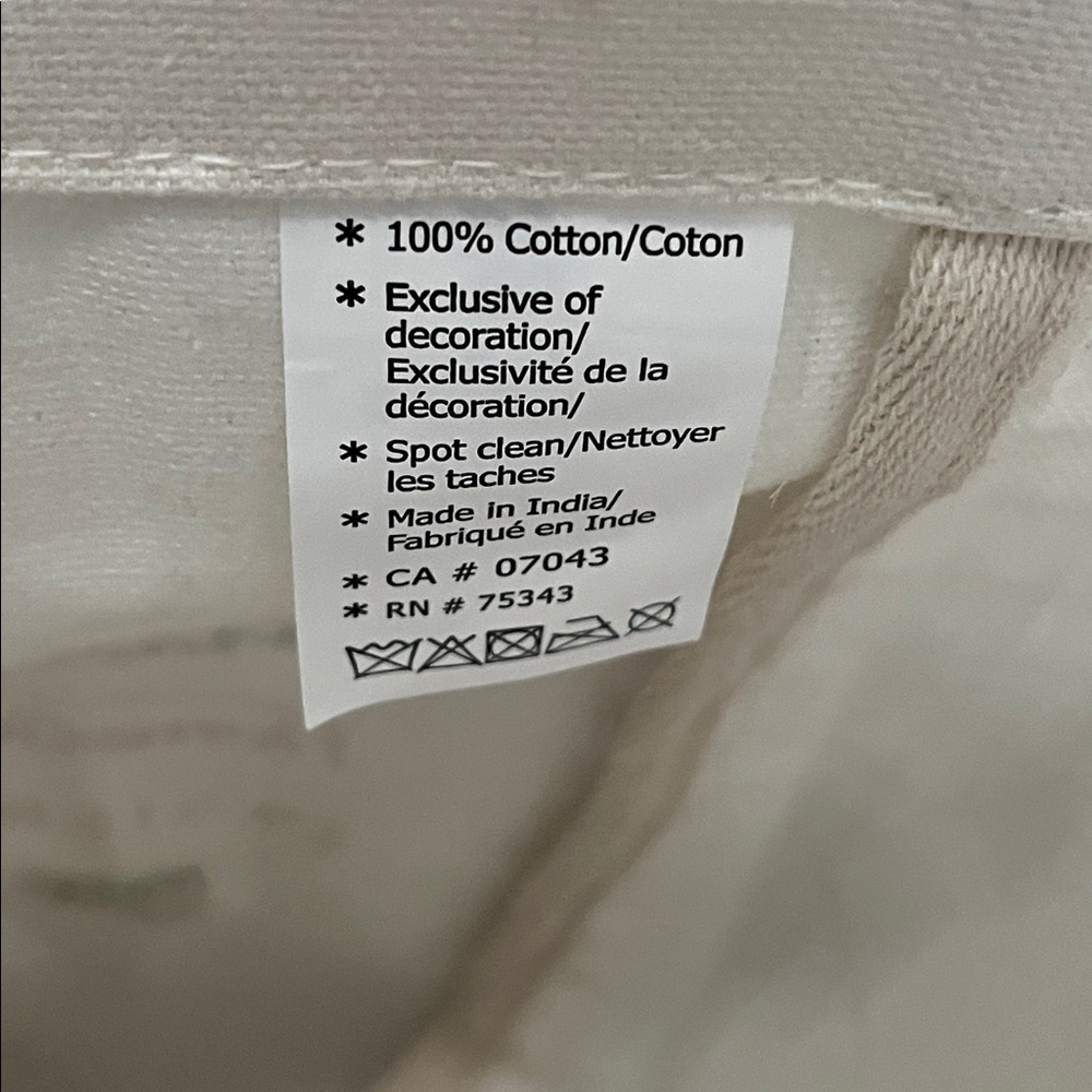 Large Canvas Tote Bag Shop Like A VIP NWOT - Picture 10 of 11